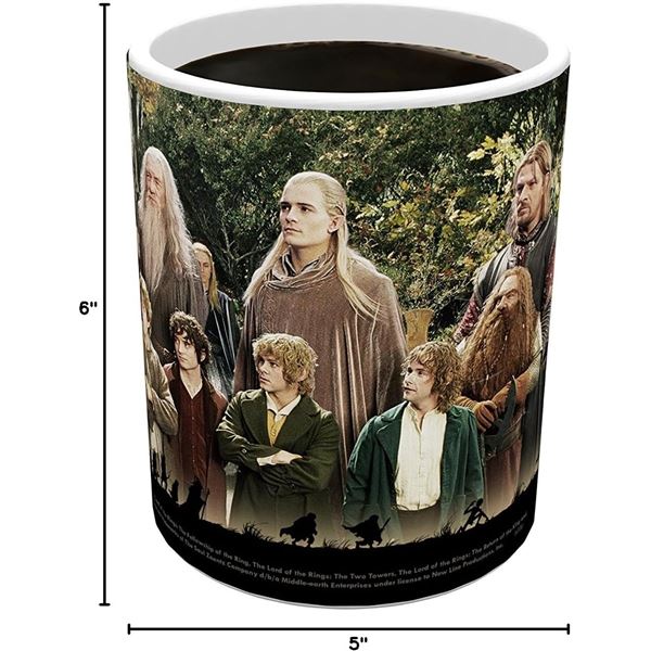 NEW MORPHING MUGS LORD OF THE RINGS HEAT MUG