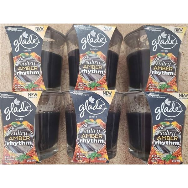 NEW 6 GLADE CANDLES