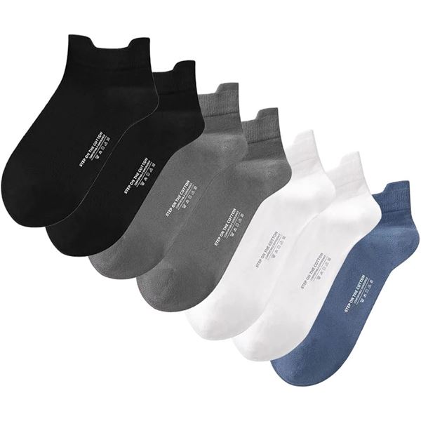 NEW 6 PAIRS OF NO SHOW SOCKS 7-10