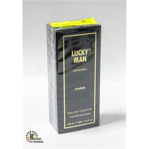 NEW SEALED LUCKY MAN ORIGINAL PARIS EAU DE