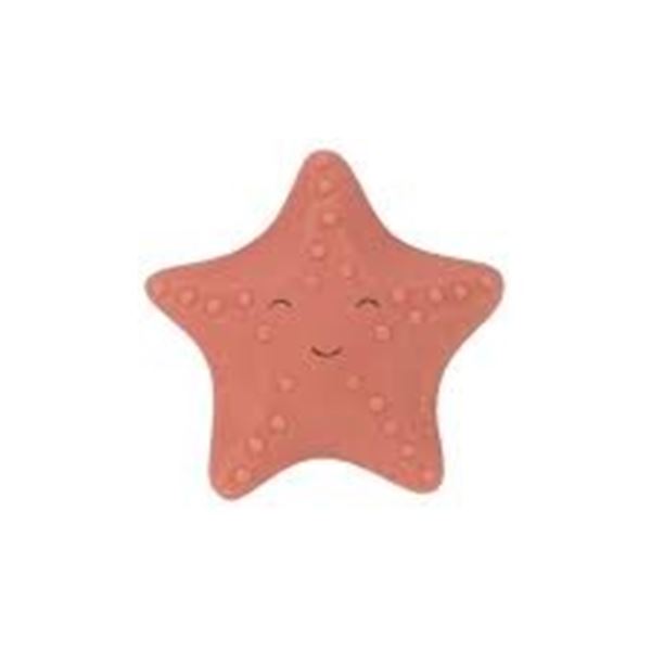 NEW BATH TOY NATURAL RUBBER STARFISH