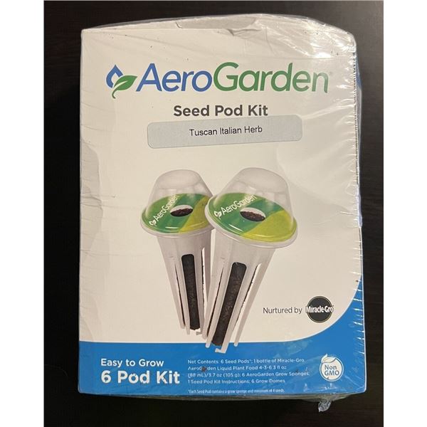 NEW 6 POD KIT AEROGARDEN TUSCAN ITALIAN HERB