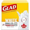 Image 1 : NEW GLAD 160 BAGS WHITE TALL VALUE PACK