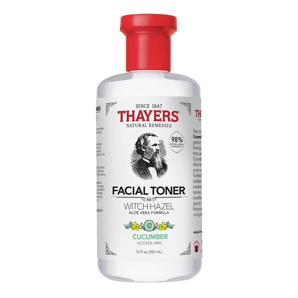 NEW 3 X 355ML THAYERS FACIAL TONER WITH HAZEL