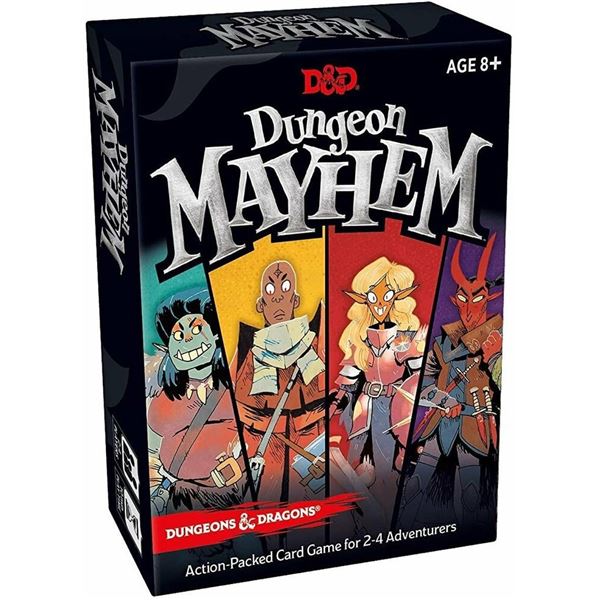 NEW D&D DUNGEON MAYHEM ACTION-PACKED CARD GAME