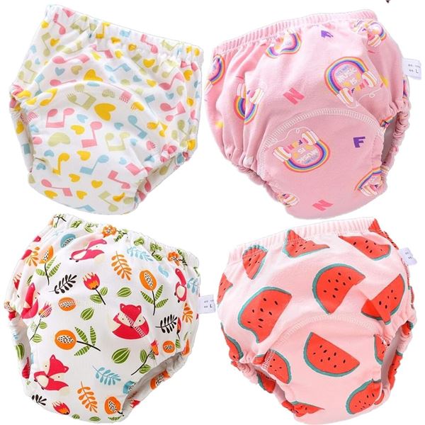 NEW 4 PACK OF REUSABLE POTTY TRAIINING PANTS