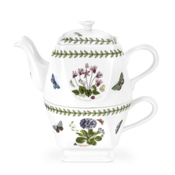 NEW 15 OZ TEAPOT & 8OZ CUP BLOOM TIME FOR TEA