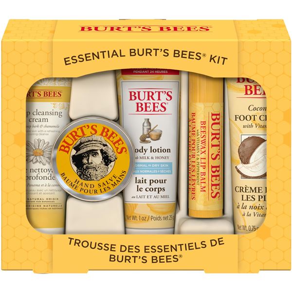NEW BURTS BEES ESSENTIAL BURTS BEES KIT