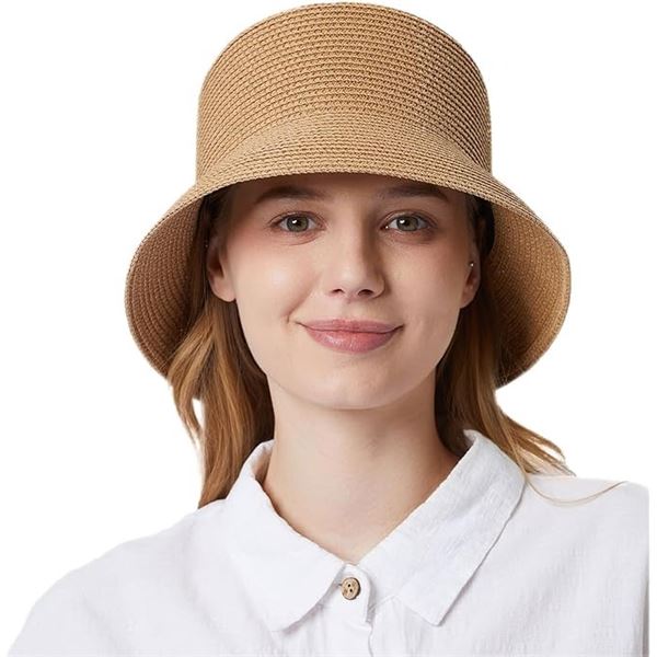 BRAND NEW LIGHTBIRD STRAW SUN HAT IN BEIGE