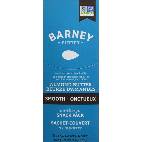 NEW 102G BARNEY ALMOND BUTTER SNACK PACK