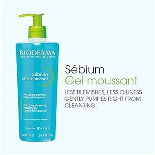 NEW 500ML BIODERMA SEBIUM PURIFYING CLEANSING