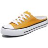 Image 1 : NEW HURRIMAN WOMENS CANVAS LOW FLATS YELLOW