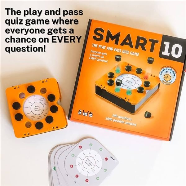 NEW SMART 10 THE PLAY AND PASS QUIZ GAME