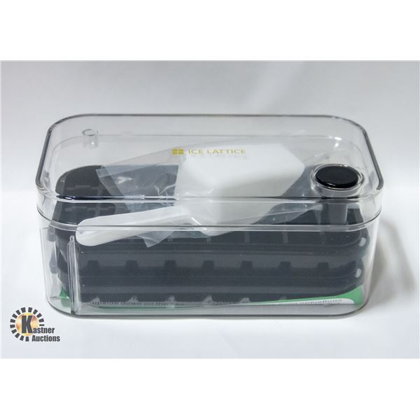 NEW COVERED ICE TRAY BLACK