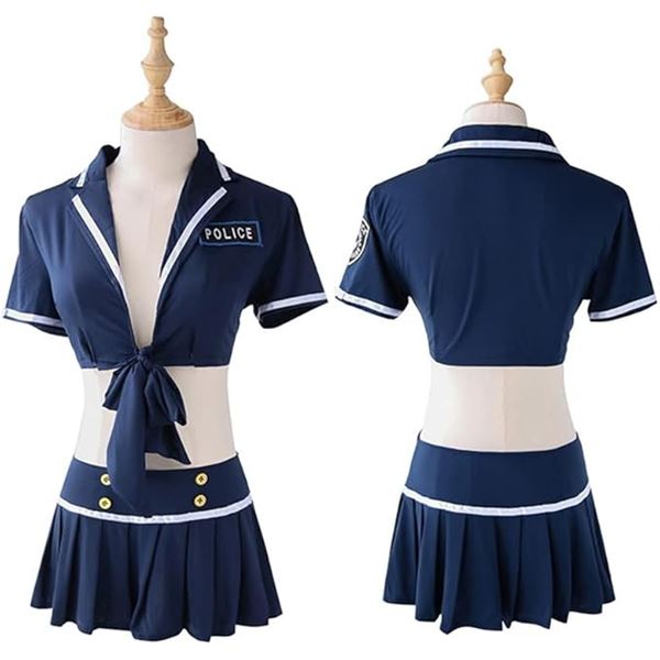 NEW TEMPTSHOW SEXY POLICEWOMAN COSPLAY