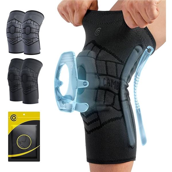 NEW CAMBIVO NS13 KNEE BRACE LARGE BLACK