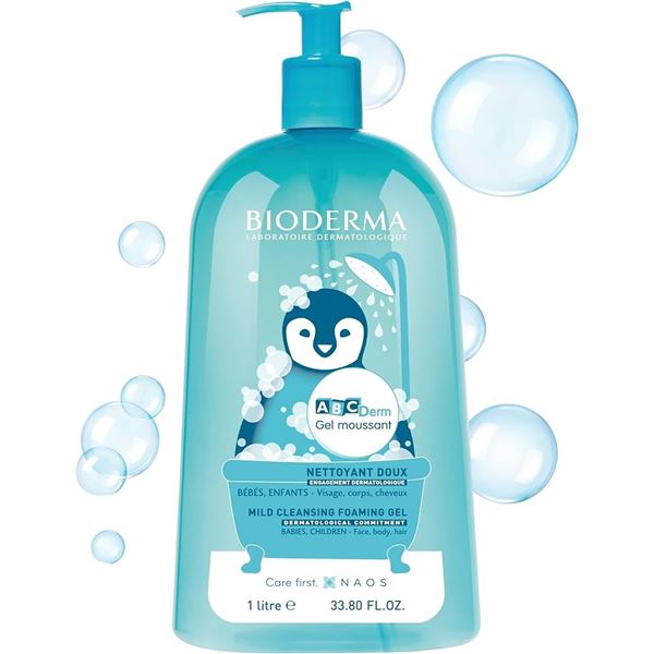 NEW 33.8 OZ BIODERMA GEL MOUSSANT