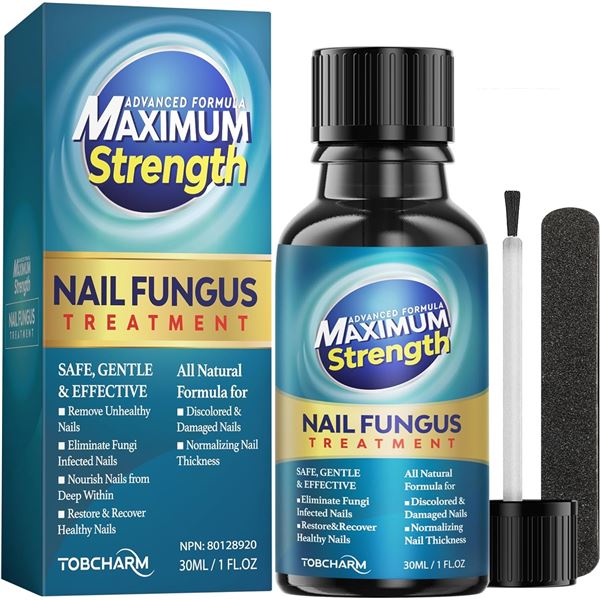NEW 30ML MAXIMUM STRENGTH NAIL FUNGUS TREATMENT