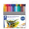 Image 1 : NEW 36 DOUBLE-ENDED FIBRE-TIP PENS