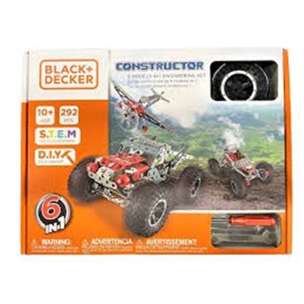 NEW BLACK+DECKER CONSTRUCTOR 6 MODELS IN 1 SET