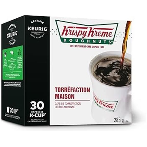 NEW 285G KRISPY KREME KEURIG HOUSE ROAST COFFEE