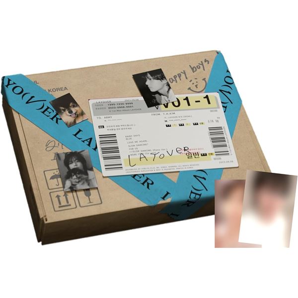 BRAND NEW BTS V - LAYOVER BOX SET WITH CD AND