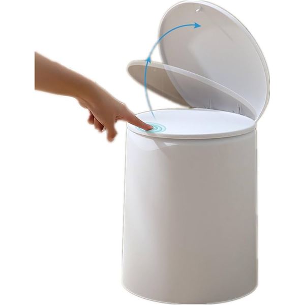 NEW MMIAOO 12L BATHROOM TRASH CAN
