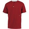 Image 1 : NEW LARGE RUSSELL SHORT SLEEVE PULLOVER RED