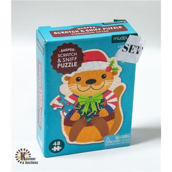 NEW MUDPUPPY SCRATCH AND SNIFF PUZZLE
