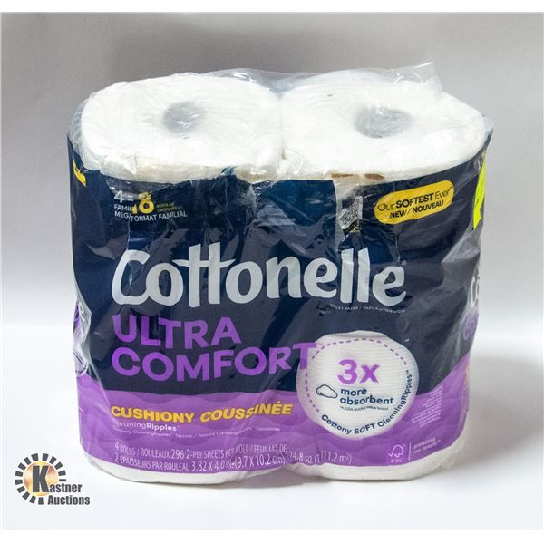 BRAND NEW COTTONELLE ULTRA COMFORT 4 MEGA ROLLS