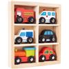 Image 1 : NEW HEY! PLAY! TOY WOODEN CARS