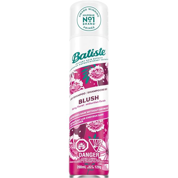 4 NEW 120G CANS OF BATISTE BLUSH DRY SHAMPOO