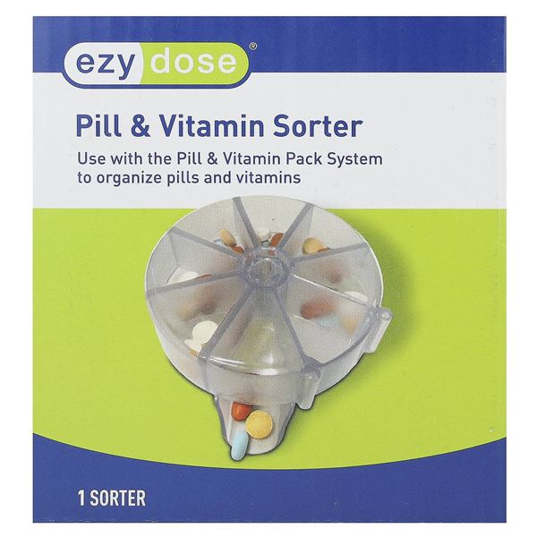 NEW EZY DOSE PILL AND VITAMIN SORTER