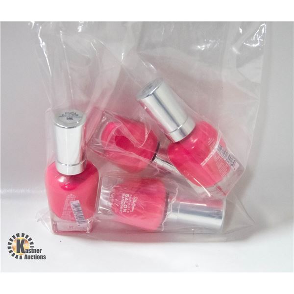 4 NEW SALLY HANSEN COMPLETE SALON MANICURE #191