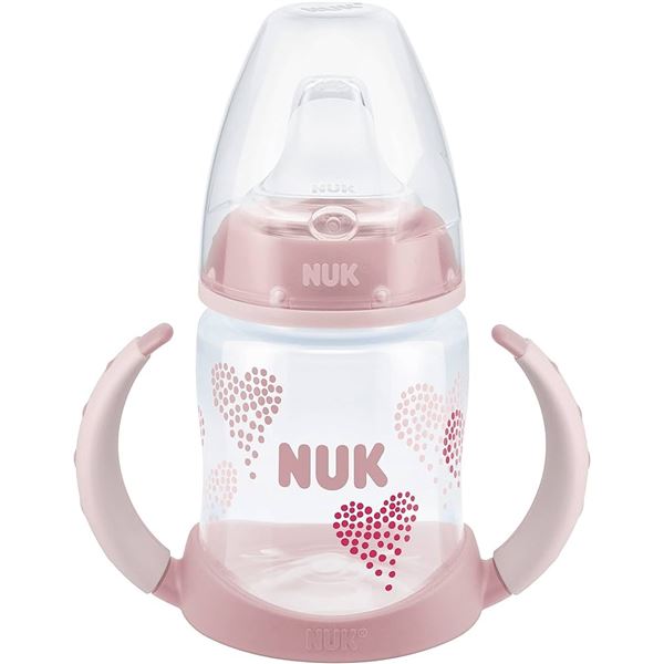 NEW NUK PINK BABY LEARNER CUP