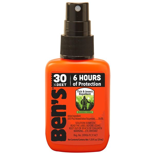 NEW 4 X 37ML BEN'S MOSQUITO AND TICK REPELLENT