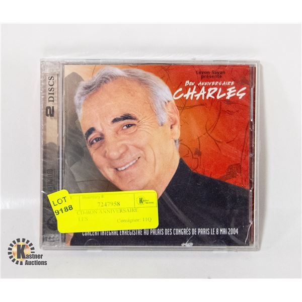 NEW CD-BON ANNIVERSAIRE CHARLES