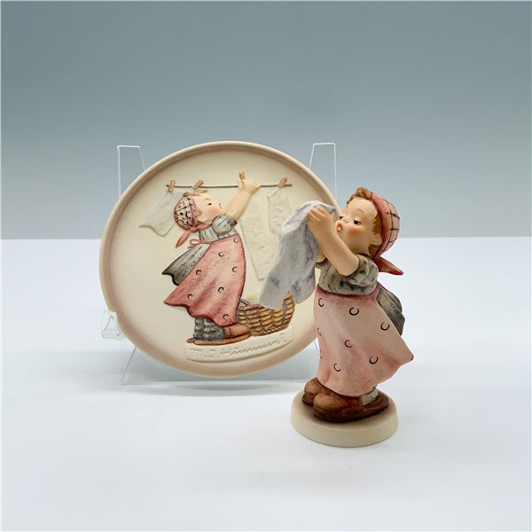 2pc Goebel Hummel Figurines, Wash Day