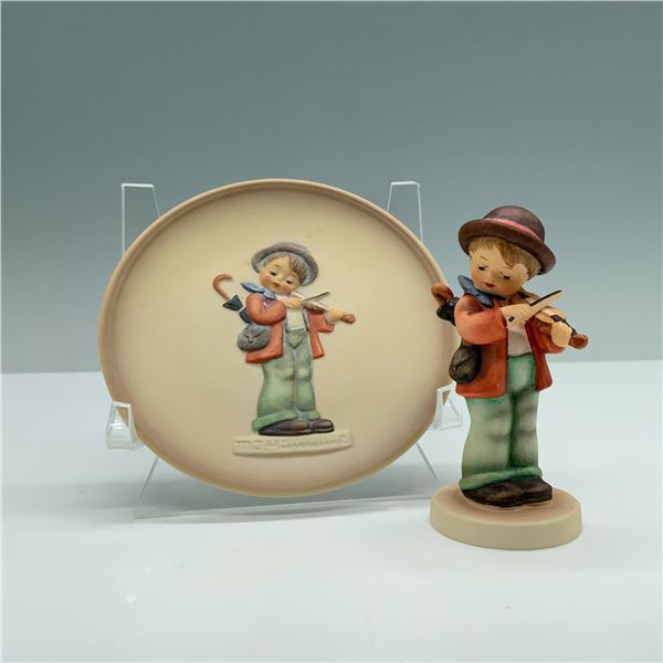2pc Goebel Hummel Figurines, Little Fiddler