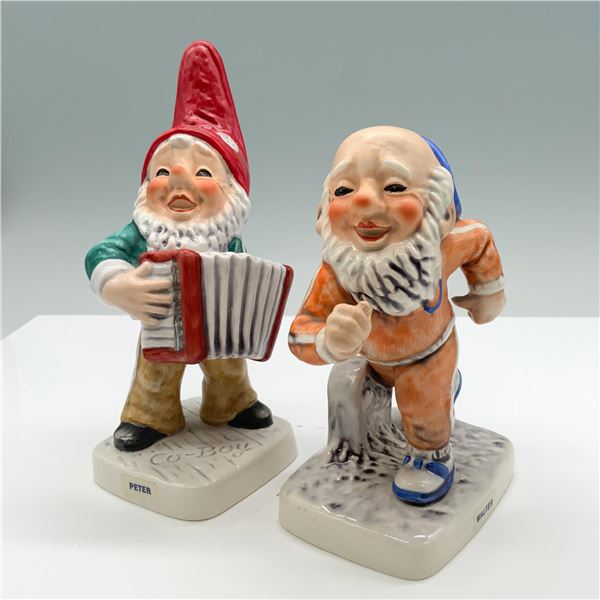 2pc Goebel Hummel Figurines, Gnomes