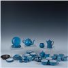 Image 1 : 39pc Children's Blue Enamelware Assorted Kitchen Toys