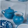 Image 7 : 39pc Children's Blue Enamelware Assorted Kitchen Toys