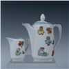 Image 4 : 11pc Happifats Porcelain Children's Tea Set for Four