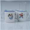 Image 5 : 11pc Happifats Porcelain Children's Tea Set for Four