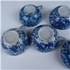 Image 7 : 21pc Child's China Serving Set, Blue and White Phoenix