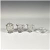 Image 1 : 4pc Glass Children's Tableware with Vine Pattern