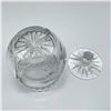 Image 3 : Vintage Cut Crystal Condiment Jar with Cover