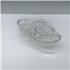 Image 2 : 3pc American Brilliant Crystal Condiments Set