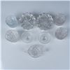 Image 1 : 21pc Mini Pattern Glass Bowls, Salt Cellars,& Candle Holders
