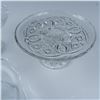 Image 3 : 3pc Pattern Glass Children's Dishware Cake Stands